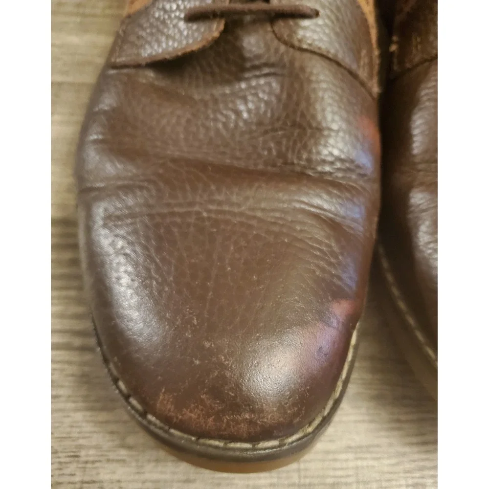 Sperry Newman Oxford Dress Shoes Tumbled Brown Mens Size‎ 11